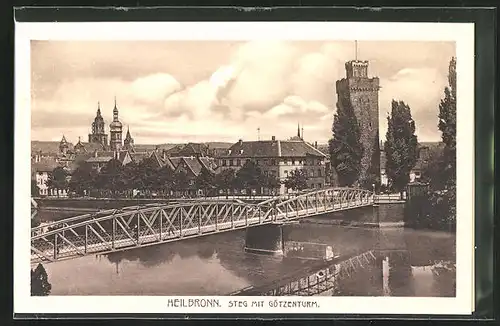 AK Heilbronn, Steg mit Götzenturm