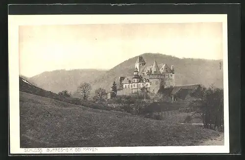AK Mayen, Ansicht von Schloss Bürresheim