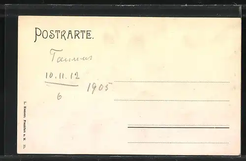 AK Eppstein i. Taunus, Ruine mit Umgebung und Staufen mit Kaisertempel