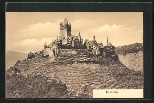 AK Cochem, Blick zur Burg