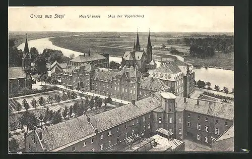 AK Steyl, Missionshaus aus der Vogelschau