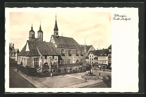 AK Göttingen, Markt und Rathaus