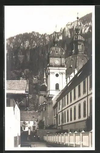 AK Ettal, Kloster, Aussenansicht