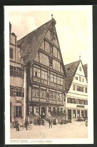 AK Dinkelsbühl, Deutsches Haus