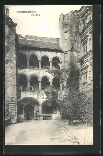 AK Heidelberg, an den Arkaden