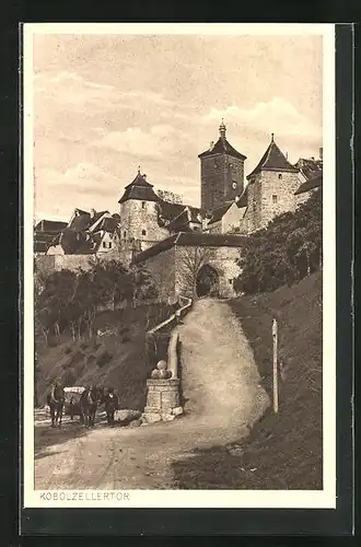 AK Rothenburg o. T., Kobolzellertor