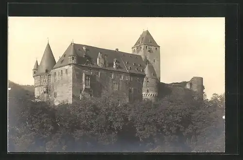 Foto-AK Mayen, Schloss Büresheim