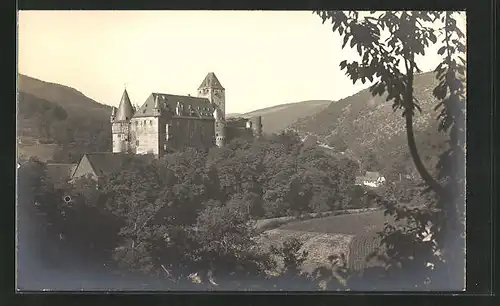 Foto-AK Mayen, Schloss Büresheim