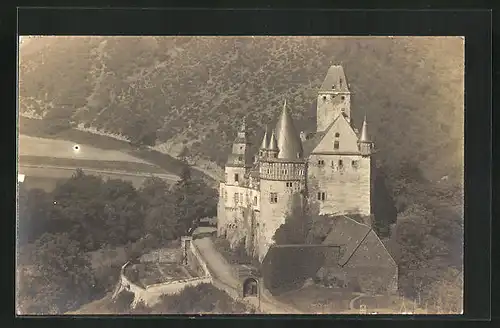 Foto-AK Mayen, Schloss Büresheim, Totalansicht