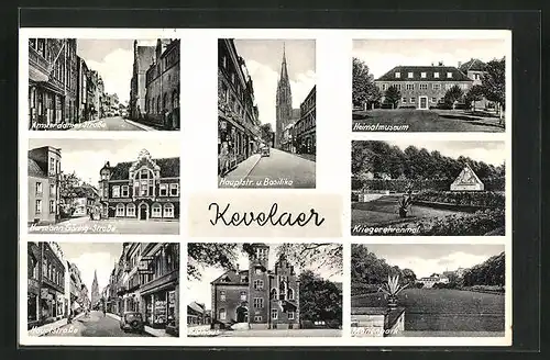 AK Kevelaer, Hermann-Göring-Strasse, Hauptstrasse, Amsterdamer Strasse