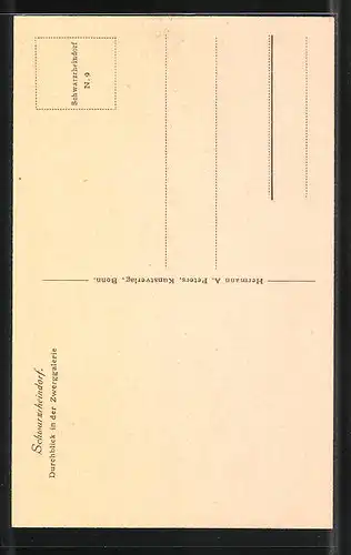 AK Schwarzrheindorf, Durchblick in der Zwerggalerie