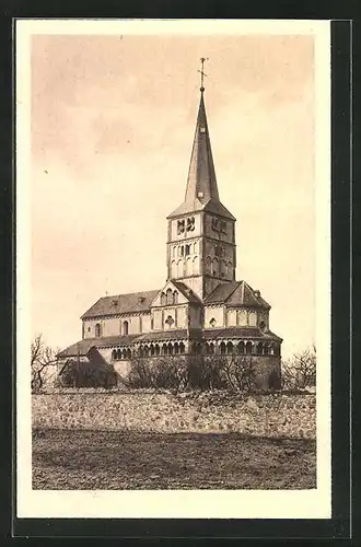 AK Schwarzrheindorf, Südansicht der Doppelkirche