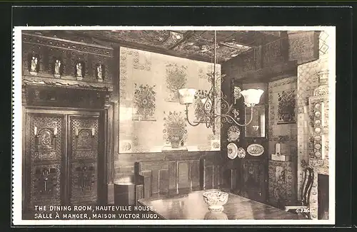 AK The Dining Room, Hauteville House, Salle á Manger, Maison Victor Hugo