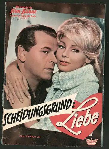 Filmprogramm IFB Nr. 05395, Scheidungsgrund: Liebe, O. W. Fischer, Dany Robin, Regie: Cyril Frankel