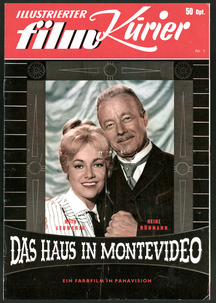 Filmprogramm Ifk Nr 1 Das Haus In Montevideo Heinz Rühmann Ruth