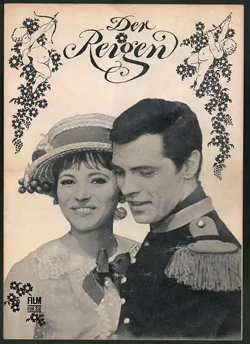 Filmprogramm Film für Sie Nr. 8 /71, Der Reigen, Jean-Claude Brialy, Francine Berge, Regie: Roger Vadim