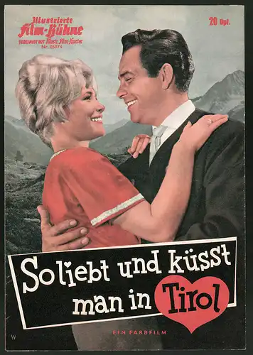 Filmprogramm IFB Nr. 05974, So liebt und küsst man in Tirol, Adrian Hoven, Harald Juhnke, Regie: Franz Marischka