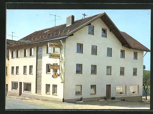 AK Grainet /Bayer. Wald, Gasthaus und Pension Ketterer