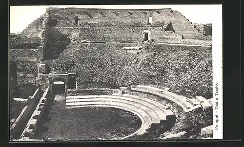AK Pompei, Teatro Tragico, Ausgrabungsstätte