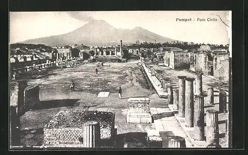 AK Pompei, Foro Civile, Ausgrabungsstätte