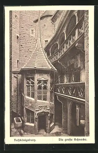 AK Hohkönigsburg, Die grosse Schnecke
