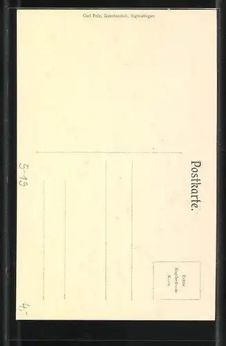 AK Sigmaringen, Fürstliches Residenzschloss, Sammlungs-Saal