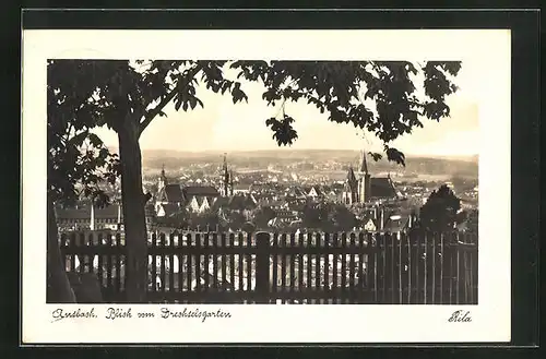 AK Ansbach, Blick vom Drechselsgarten