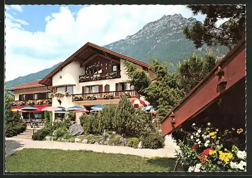 AK Garmisch-Partenkirchen, Hotel Almhütte am Südhang des Kramers