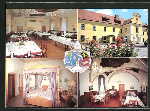 AK Bogen-Oberalteich, Gasthaus Kloster-Bräu, Innenansichten