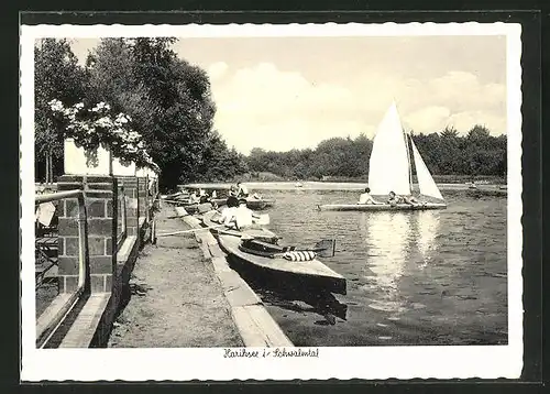 AK Amern, Strandbad-Restauration-Bootbetrieb Hariksee im Schwalmtal