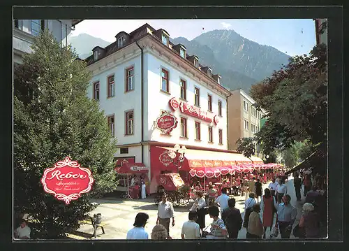 AK Bad Reichenhall, Konditorei-Café Reber, Ludwigstrasse 10