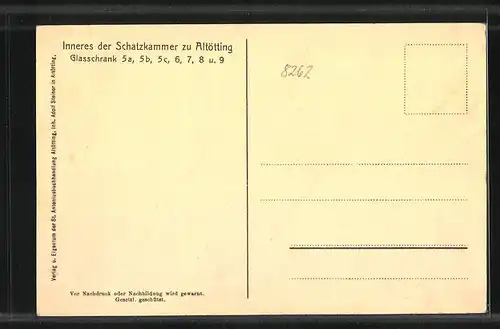 AK Altötting, Inneres der Schatzkammer