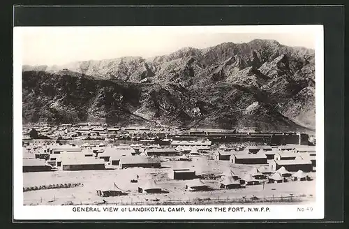 AK Landi Kotal, General View of Landikotal Camp, The Fort