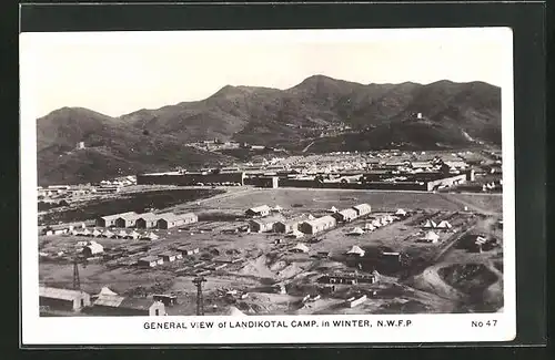 AK Landi Kotal, General View of Landikotal Camp, in Winter