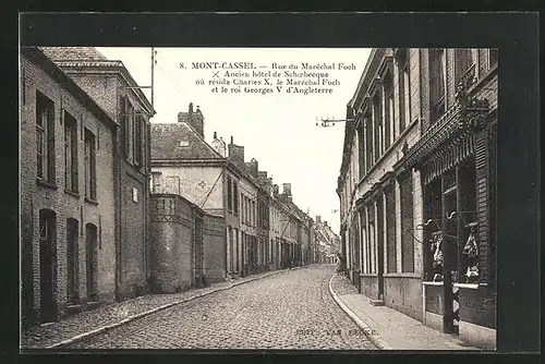 AK Cassel, Rue du Maréchal Foch