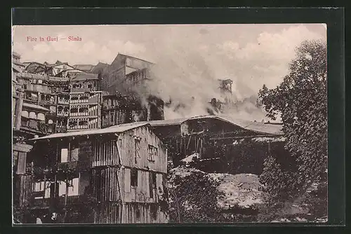 AK Simla, Fire in Gunj