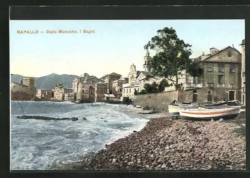 AK Rapallo, Panorama dalle Monache, I Bagni