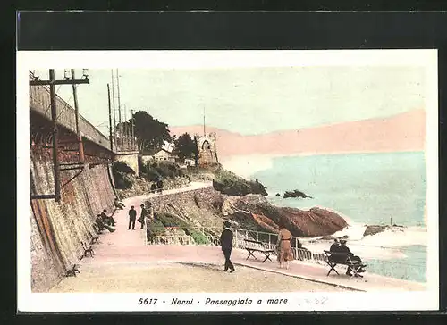 AK Nervi, Passeggiata a mare