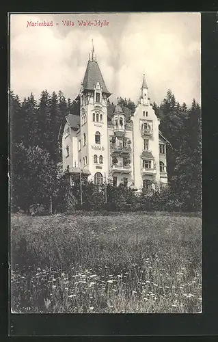 AK Marienbad, Hotel Villa Wald-Idylle