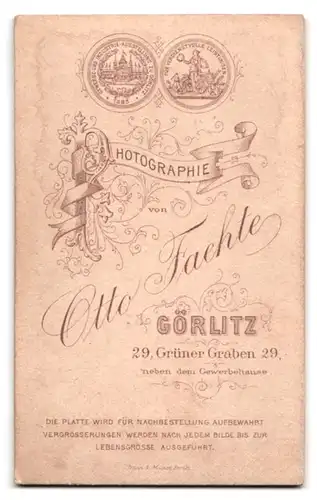 Fotografie Otto Faehte, Görlitz, Grüner Graben 29, Portrait junger Mann im karierten Anzug mit Seitenscheitel