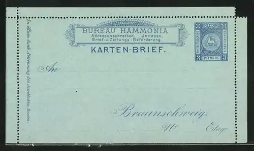 AK Braunschweig, Private Stadtpost Harmonia