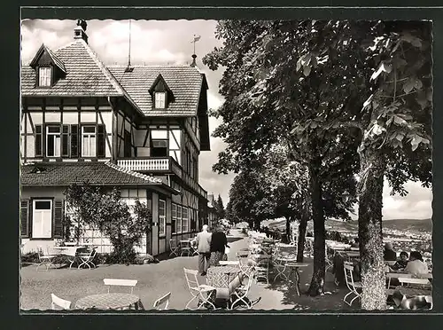AK Bad Kissingen, Cafe Jagdhaus Messerschmitt