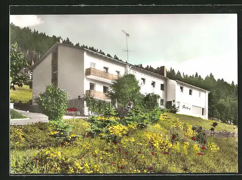 AK Warmensteinach /Fichtelgebirge, Hotel Bei-uns