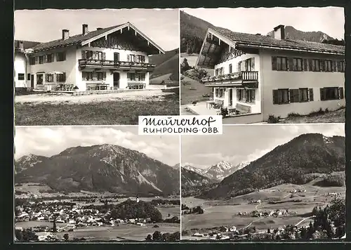 AK Ruhpolding /Obb., Gasthaus Maurerhof