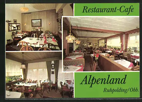 AK Ruhpolding /Obb., Restaurant-Cafe Alpenland
