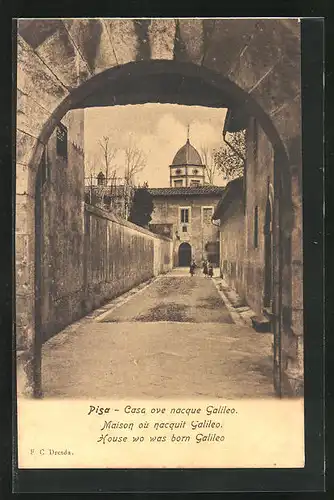 AK Pisa, Casa ove nacque Galileo