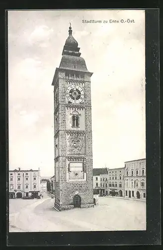 AK Enns, Ansicht vom Stadtturm