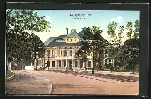 AK Königsberg i. Pr., Louisentheater