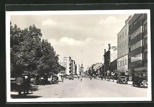 AK Pardubice, Wilsonova trida, Geschäftsstrasse