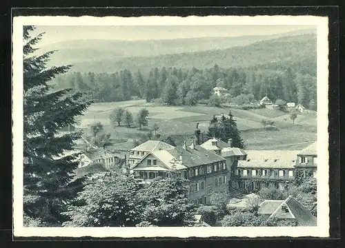 AK Hohwald, Hotel Kuntz und Waldlandschaft